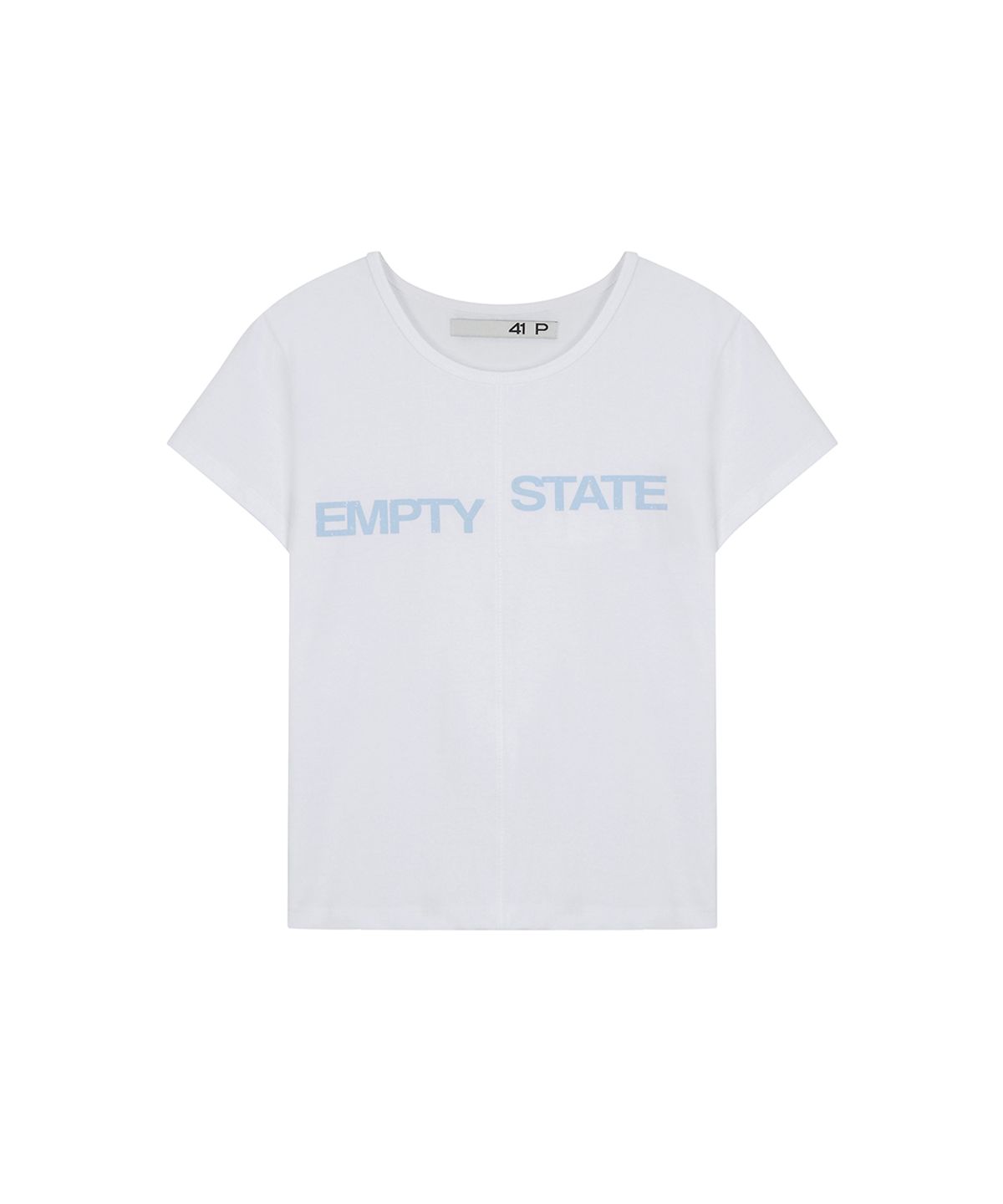 사일프레이(41PRAY) Center Split Graphic Tee / White