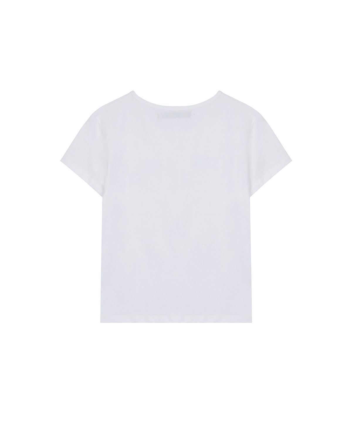사일프레이(41PRAY) Center Split Graphic Tee / White