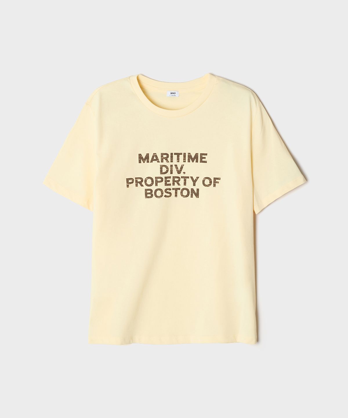 스파오(SPAO) [COOL] BOSTON 심플레터 반팔티_SPRPG37G72