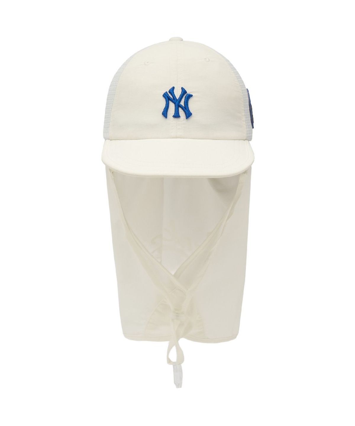 엠엘비 키즈(MLB KIDS) 메가베어 프렌즈 넥플랩 메쉬 볼캡 NY (Ivory)
