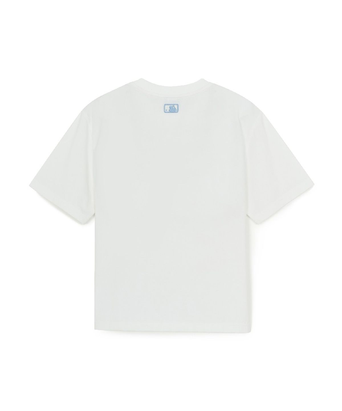 엠엘비 키즈(MLB KIDS) 스트릿 모노그램 데님 컬시브 티셔츠 BOS (White)