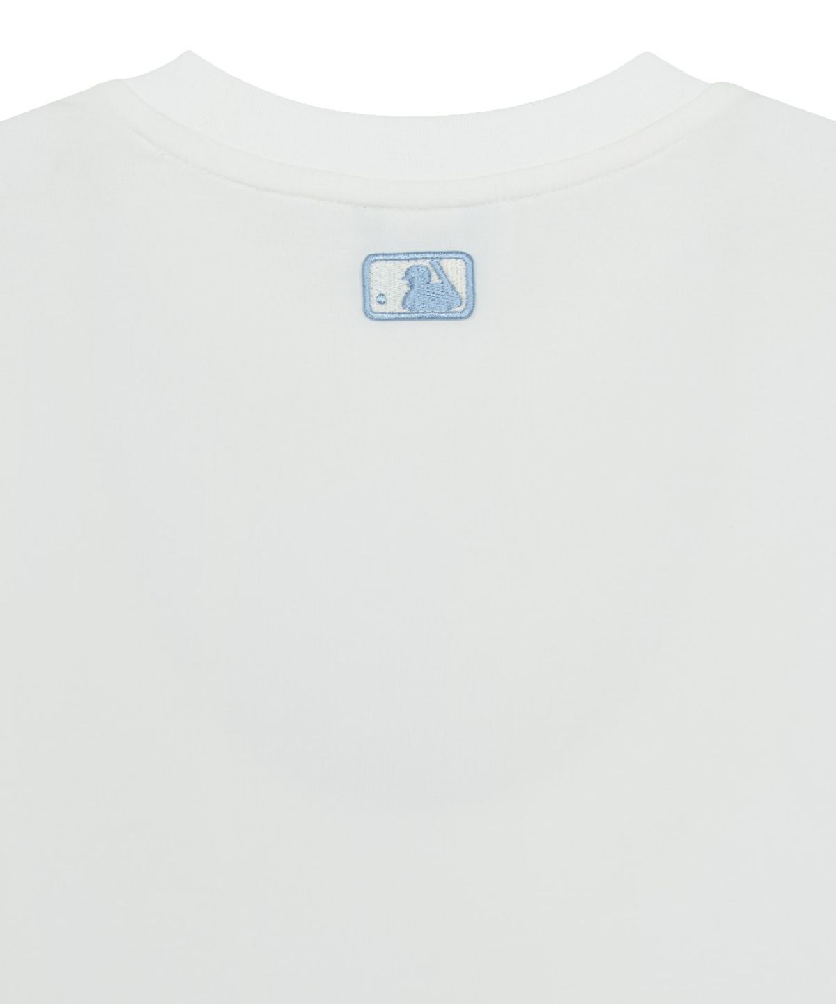 엠엘비 키즈(MLB KIDS) 스트릿 모노그램 데님 컬시브 티셔츠 BOS (White)