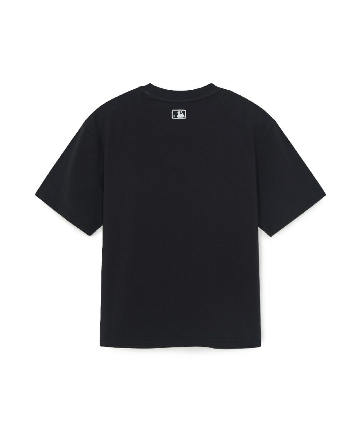 엠엘비 키즈(MLB KIDS) 스트릿 모노그램 데님 컬시브 티셔츠 NY (Black)