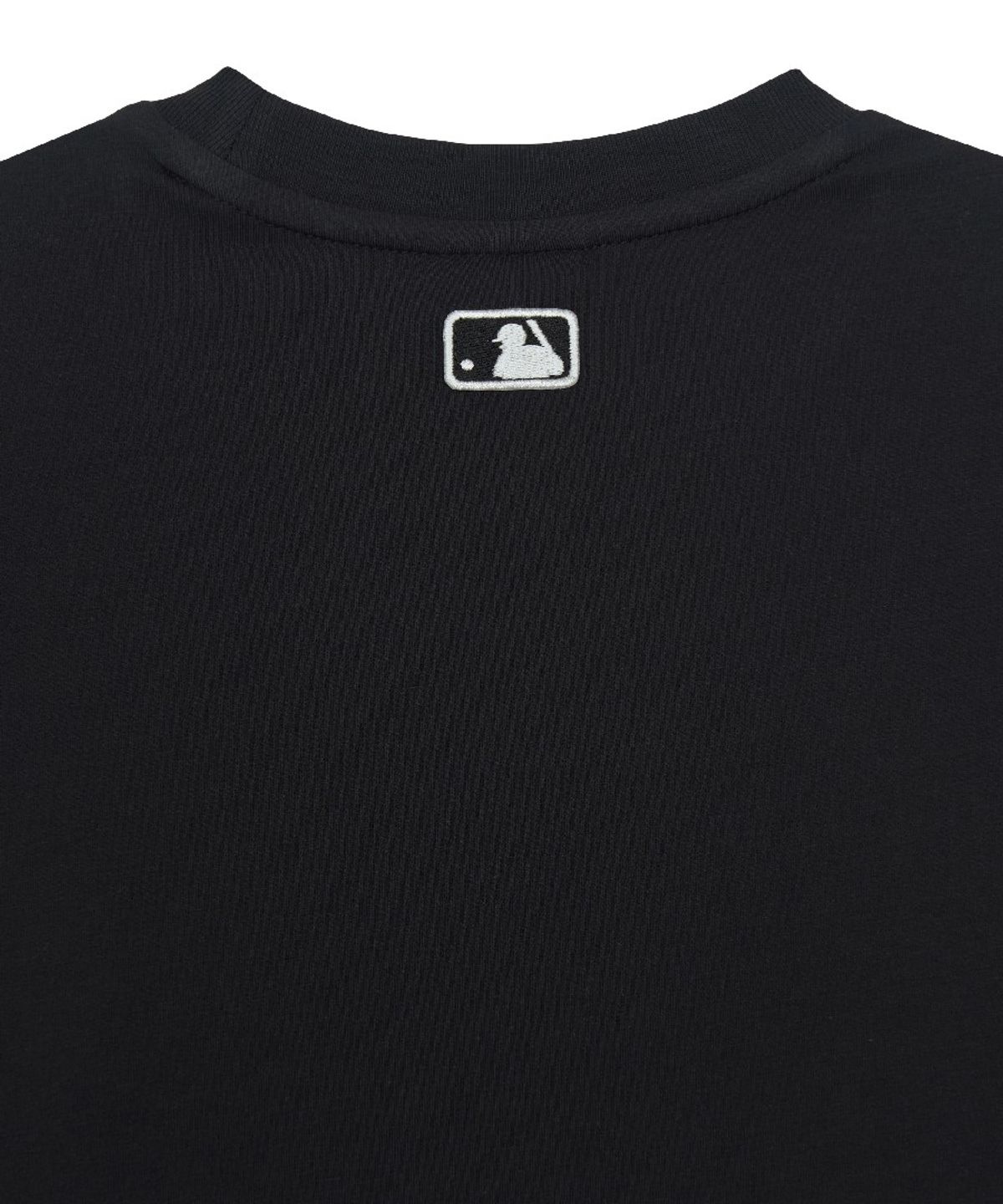 엠엘비 키즈(MLB KIDS) 스트릿 모노그램 데님 컬시브 티셔츠 NY (Black)