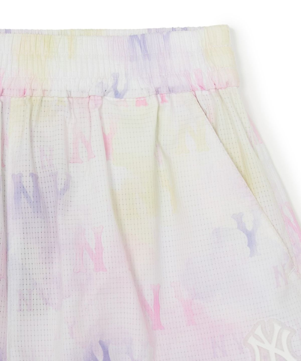 엠엘비 키즈(MLB KIDS) 스포티브 워터 모노그램 4부 팬츠 NY (Lavender)