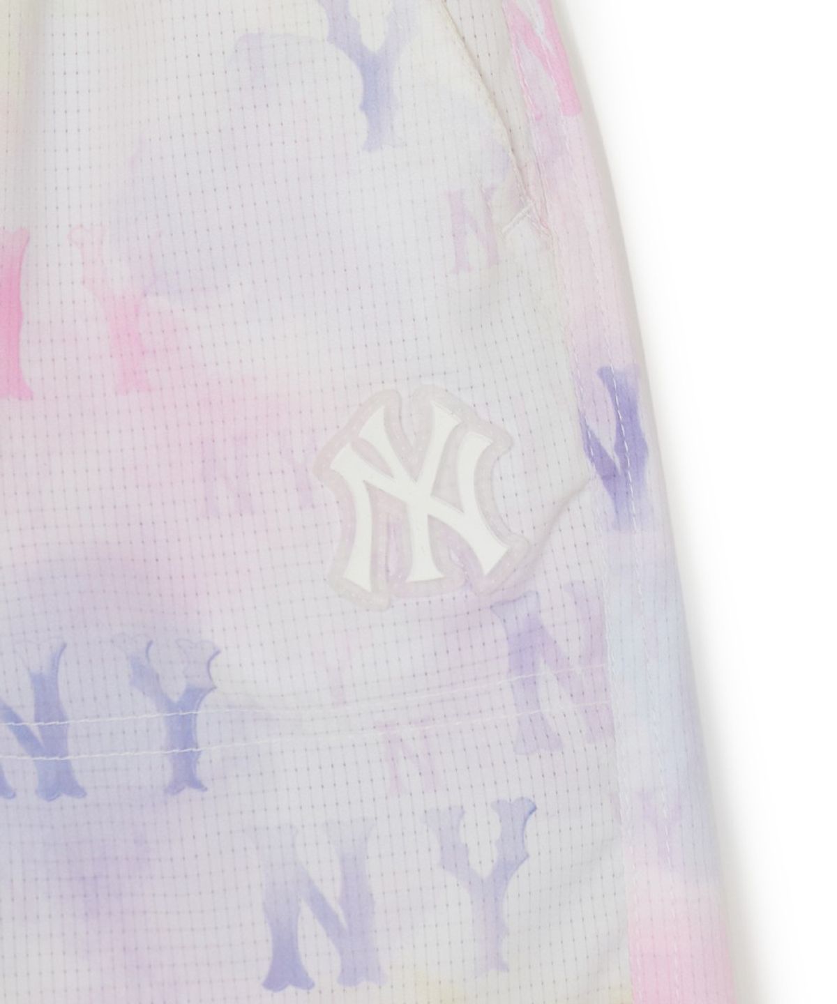 엠엘비 키즈(MLB KIDS) 스포티브 워터 모노그램 4부 팬츠 NY (Lavender)