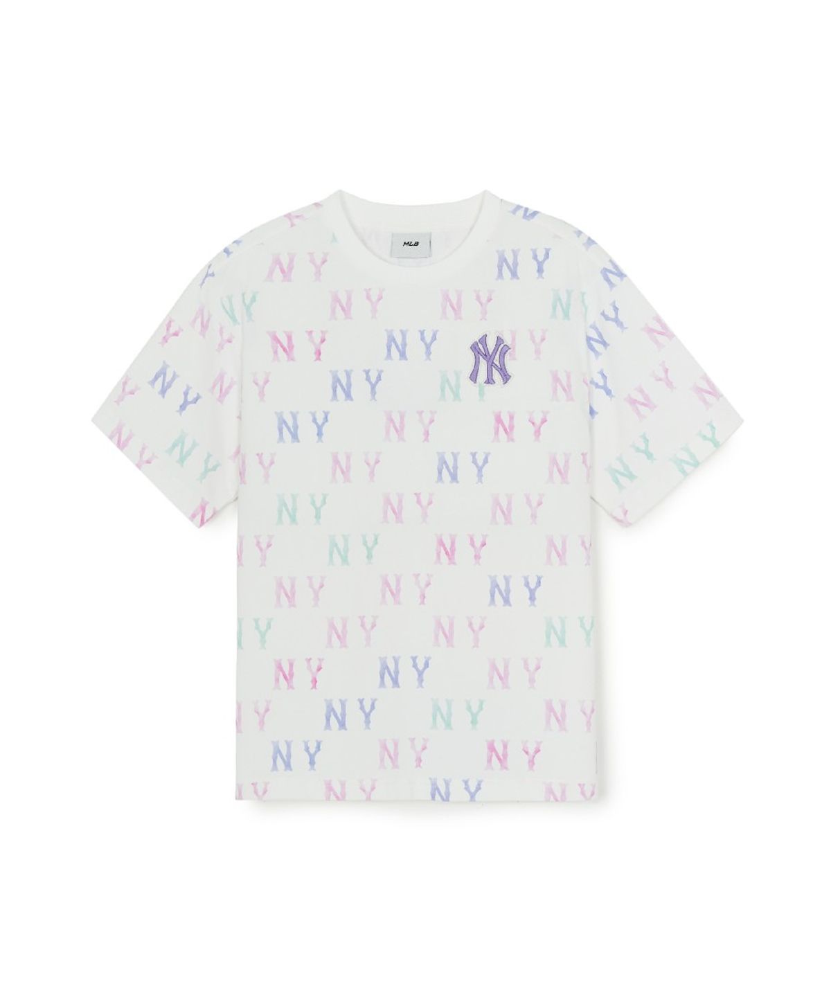 엠엘비 키즈(MLB KIDS) 스포티브 모노그램 전판 티셔츠 NY (Pink)