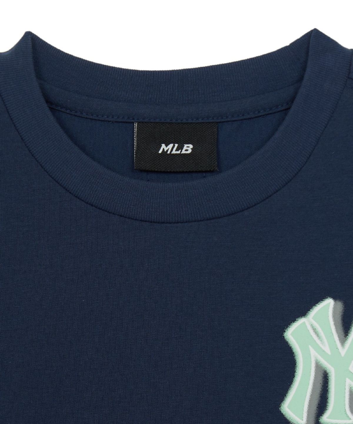 엠엘비 키즈(MLB KIDS) 스포티브 모노그램 사각 아트웍 티셔츠 NY (Navy)