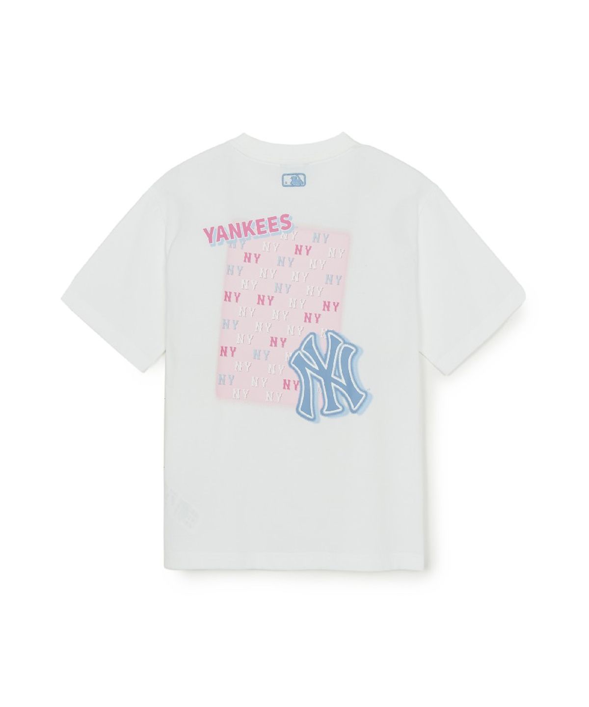 엠엘비 키즈(MLB KIDS) 스포티브 모노그램 사각 아트웍 티셔츠 NY (White)