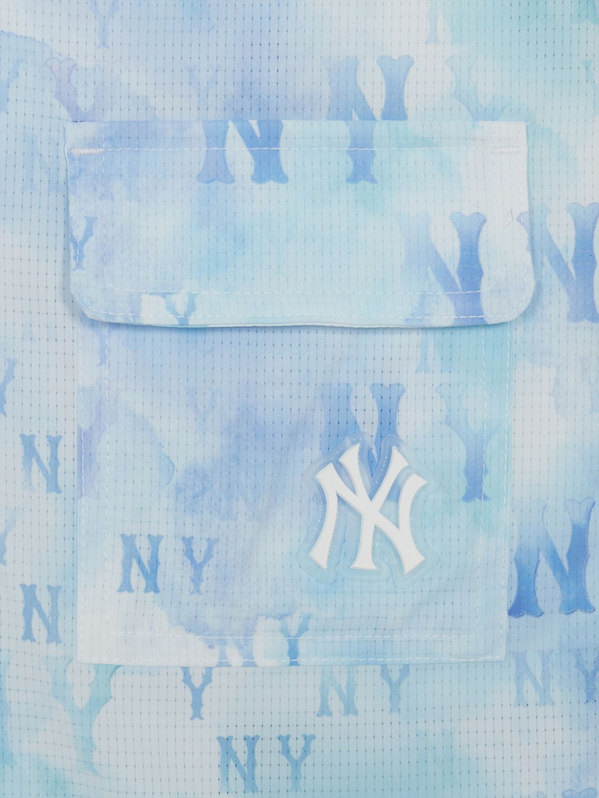 엠엘비 키즈(MLB KIDS) 모노그램 썸머 우븐 셔츠 NY (L.Blue)