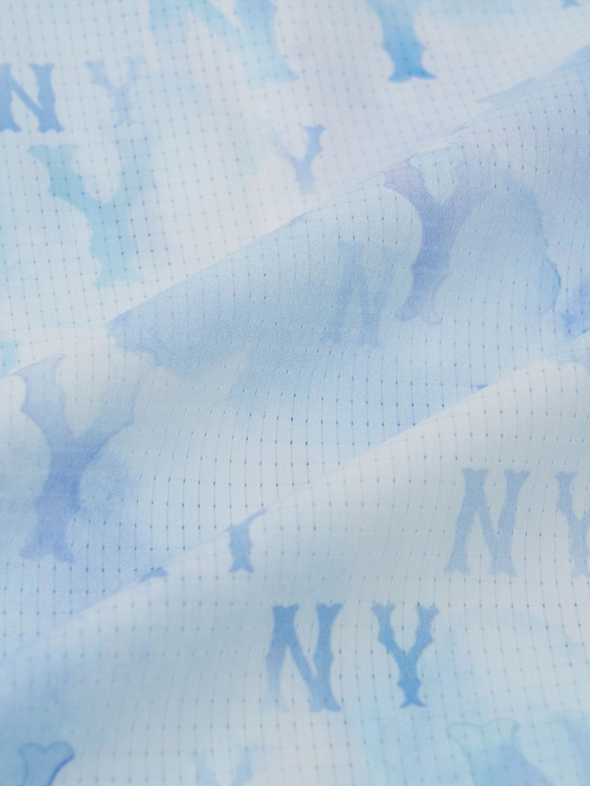 엠엘비 키즈(MLB KIDS) 모노그램 썸머 우븐 셔츠 NY (L.Blue)