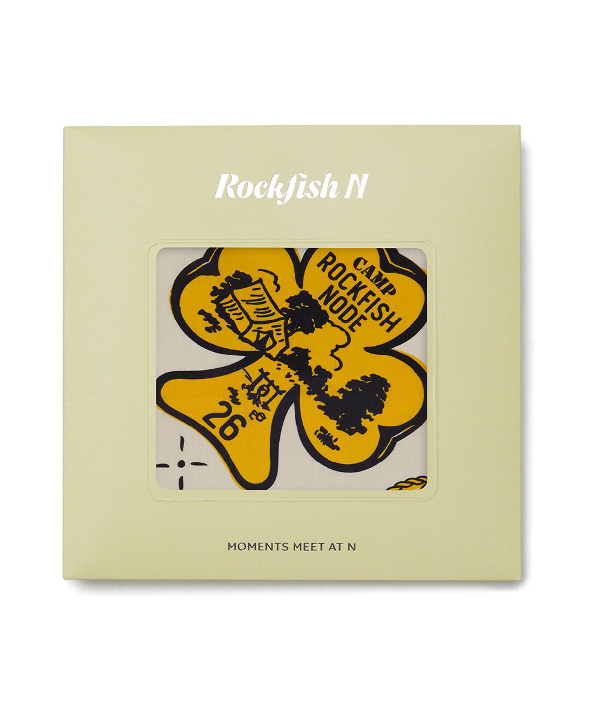 락피쉬웨더웨어(ROCKFISH WEATHERWEAR) VINTAGE CLOVER SCARF - YELLOW