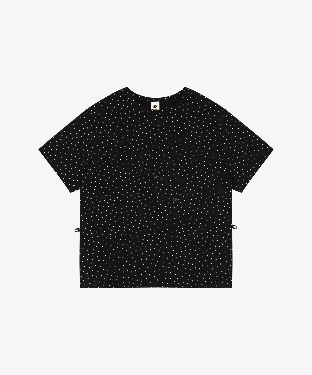 마이쉘(MYSHELL) 소플리 드레이핑 루즈핏 반팔 티셔츠_40945TS