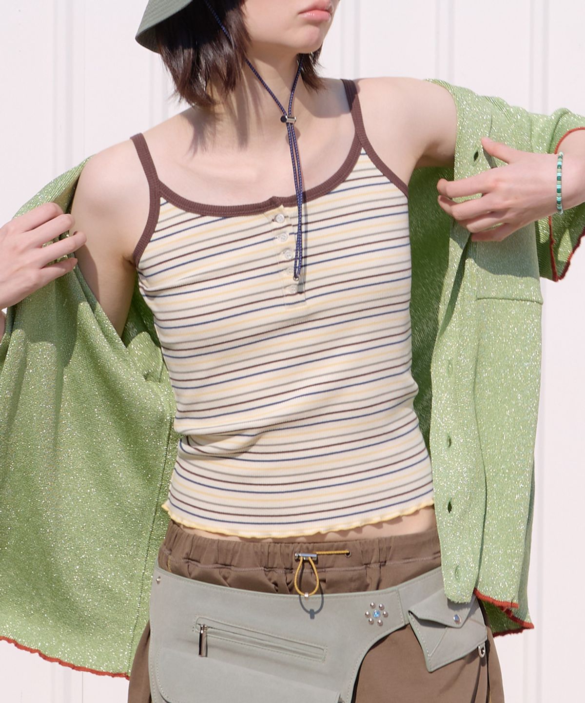 락피쉬웨더웨어(ROCKFISH WEATHERWEAR) BUTTON SLEEVELESS - 4 colors