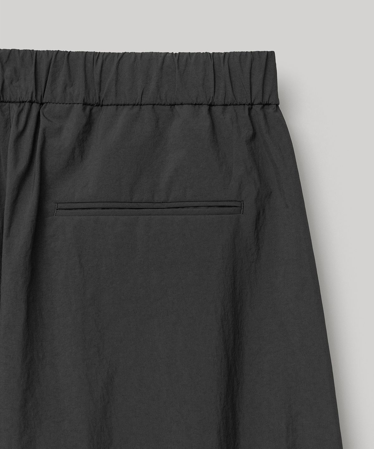 어나더 오피스(ANOTHER OFFICE) Flow Banding Easy Pants (Sumi)