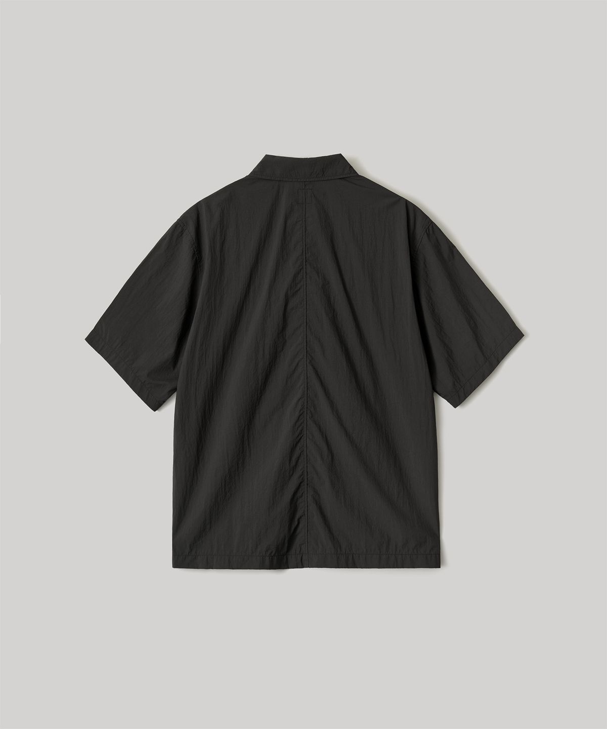 어나더 오피스(ANOTHER OFFICE) Flow CPO S/S Shirt (Black)