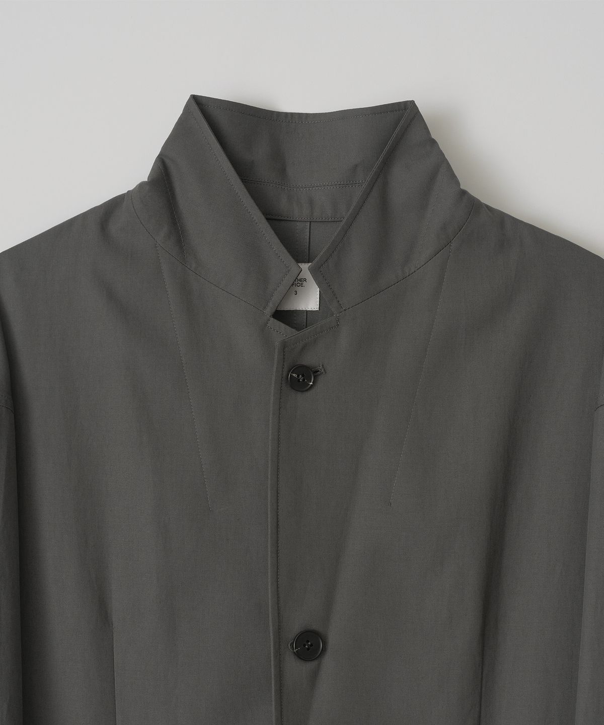어나더 오피스(ANOTHER OFFICE) Structure Tencel Blazer (Graphite)