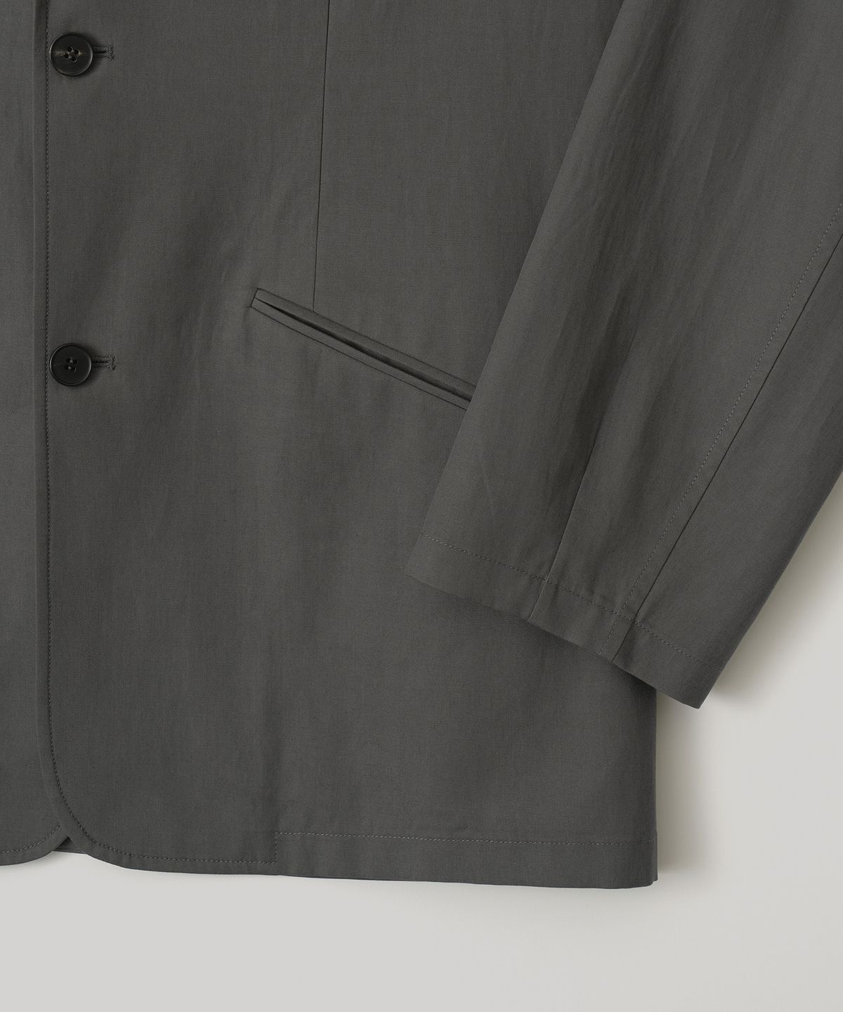 어나더 오피스(ANOTHER OFFICE) Structure Tencel Blazer (Graphite)