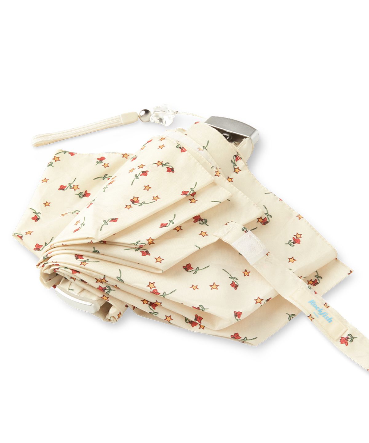 락피쉬웨더웨어(ROCKFISH WEATHERWEAR) FLORAL FEATHER LIGHT UMBRELLA - CREAM