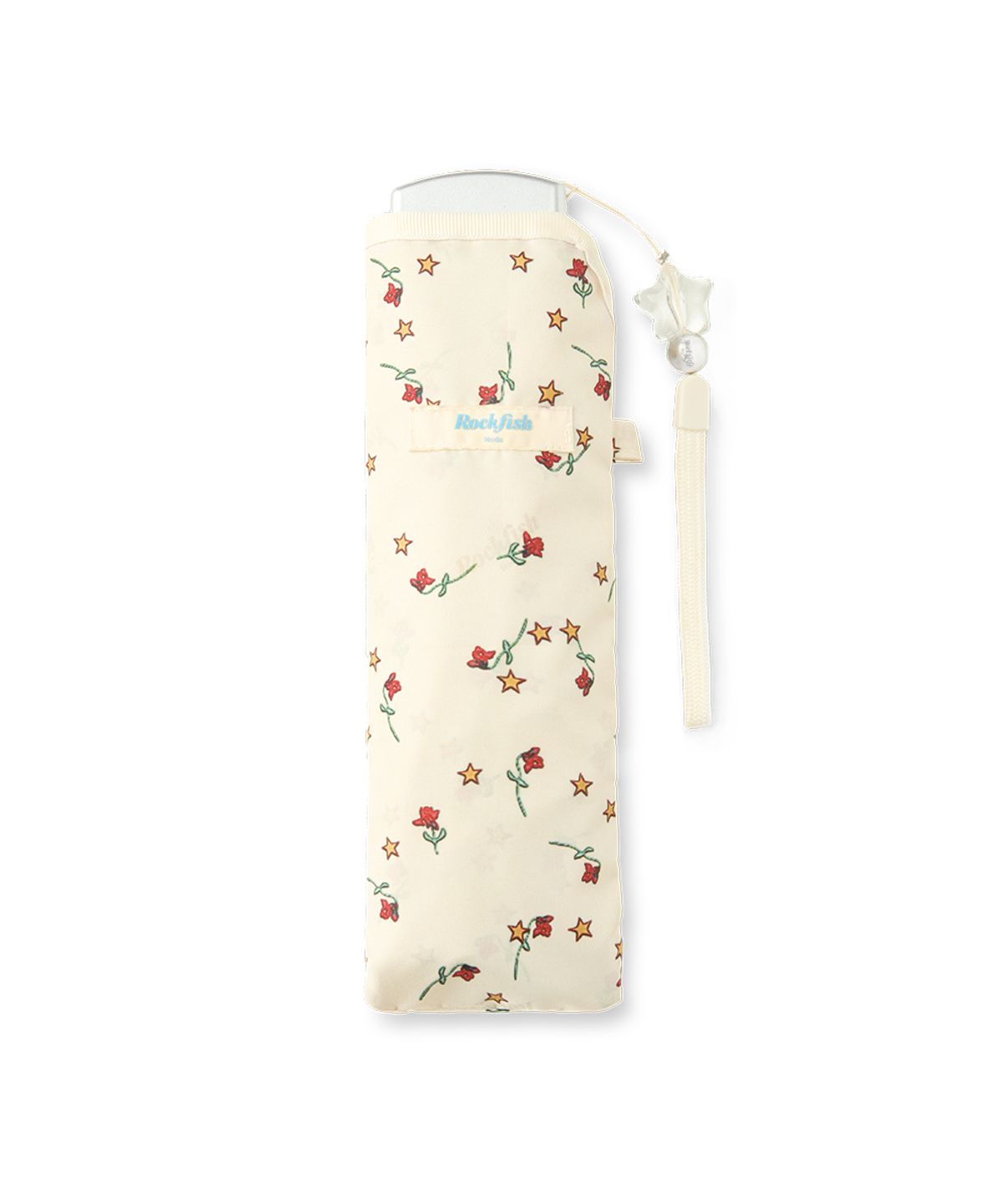락피쉬웨더웨어(ROCKFISH WEATHERWEAR) FLORAL FEATHER LIGHT UMBRELLA - CREAM