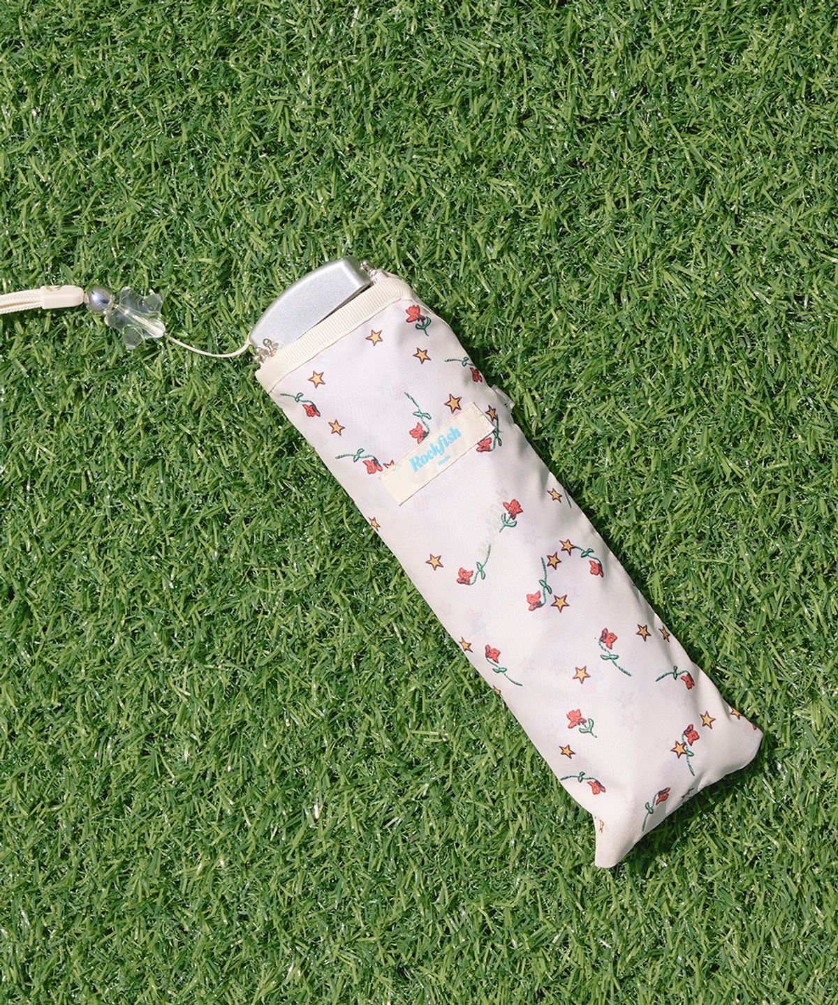락피쉬웨더웨어(ROCKFISH WEATHERWEAR) FLORAL FEATHER LIGHT UMBRELLA - CREAM