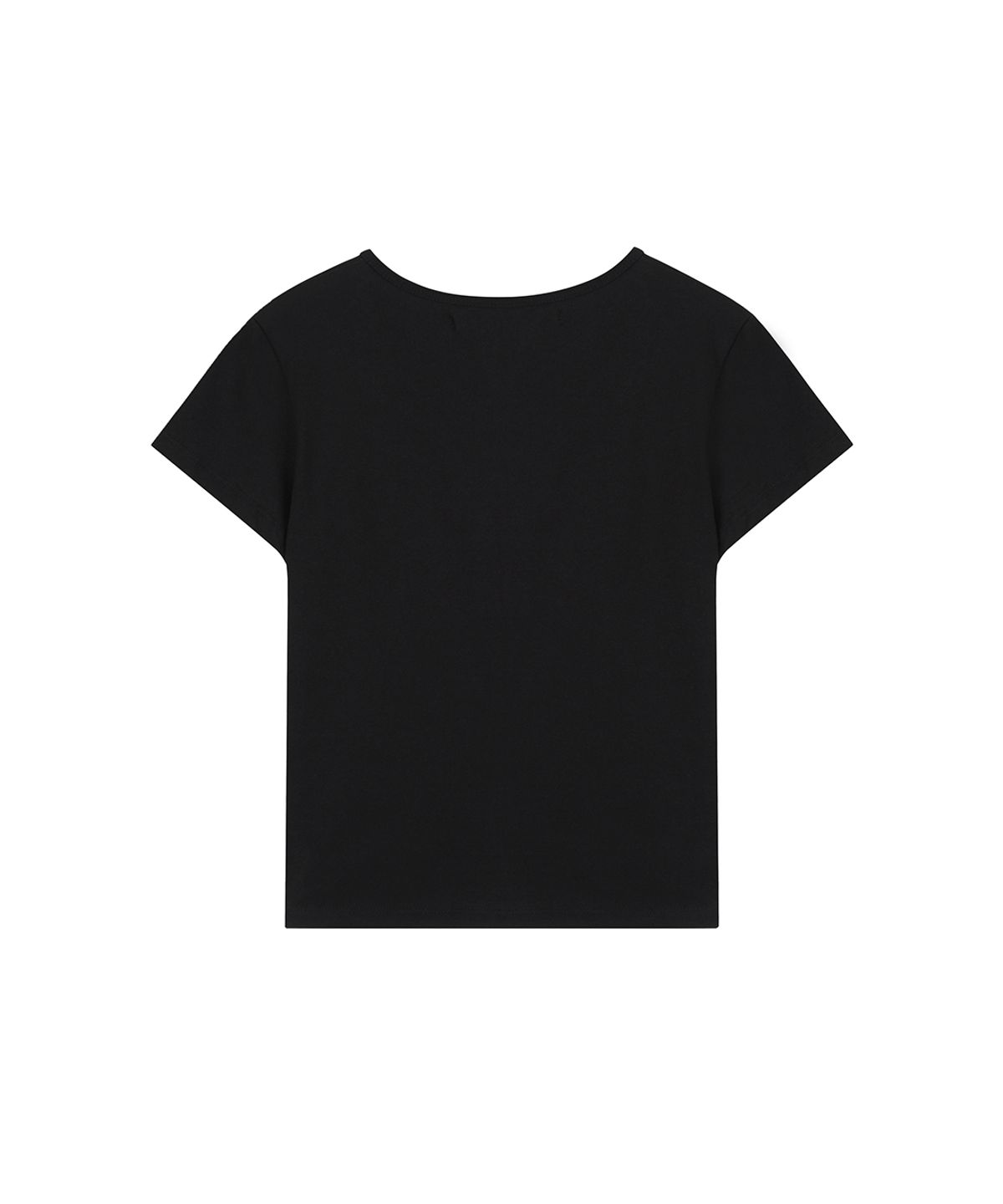 사일프레이(41PRAY) Center Split Graphic Tee / Black