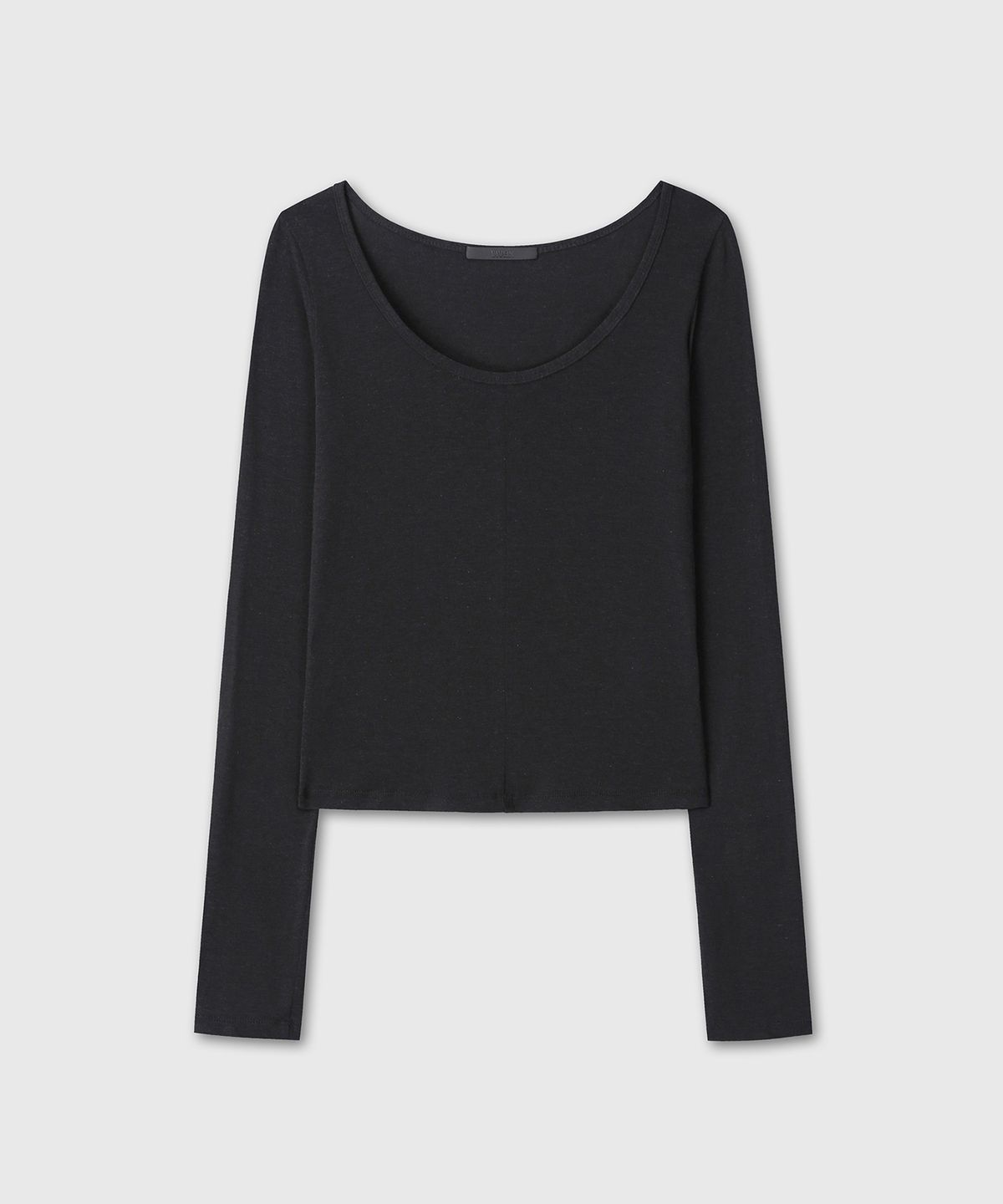 다이브인 우먼(DIVEIN WOMEN) U-NECK LONG SLEEVE (BLACK)