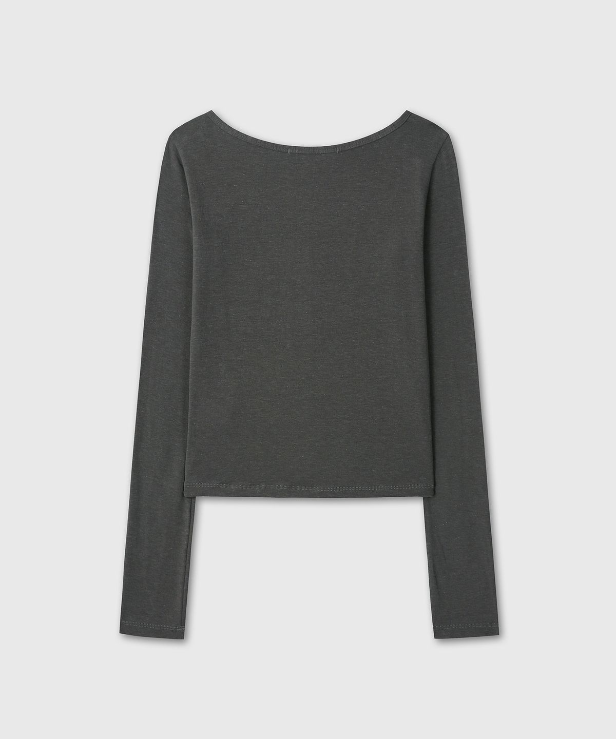다이브인 우먼(DIVEIN WOMEN) U-NECK LONG SLEEVE (KHAKI)