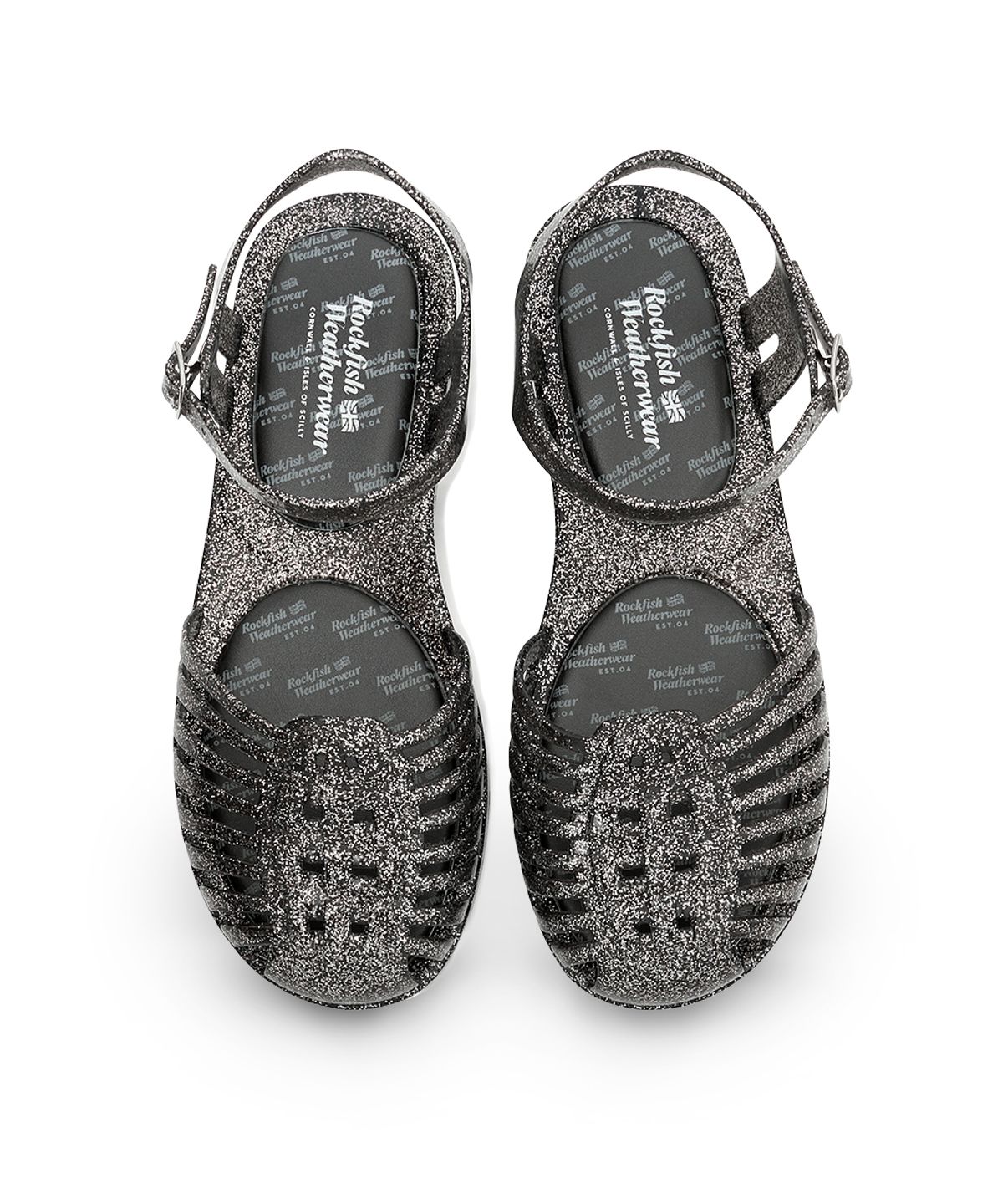 락피쉬웨더웨어(ROCKFISH WEATHERWEAR) GLAIR STRAPPY SANDALS(GLITTER) - 2 colors
