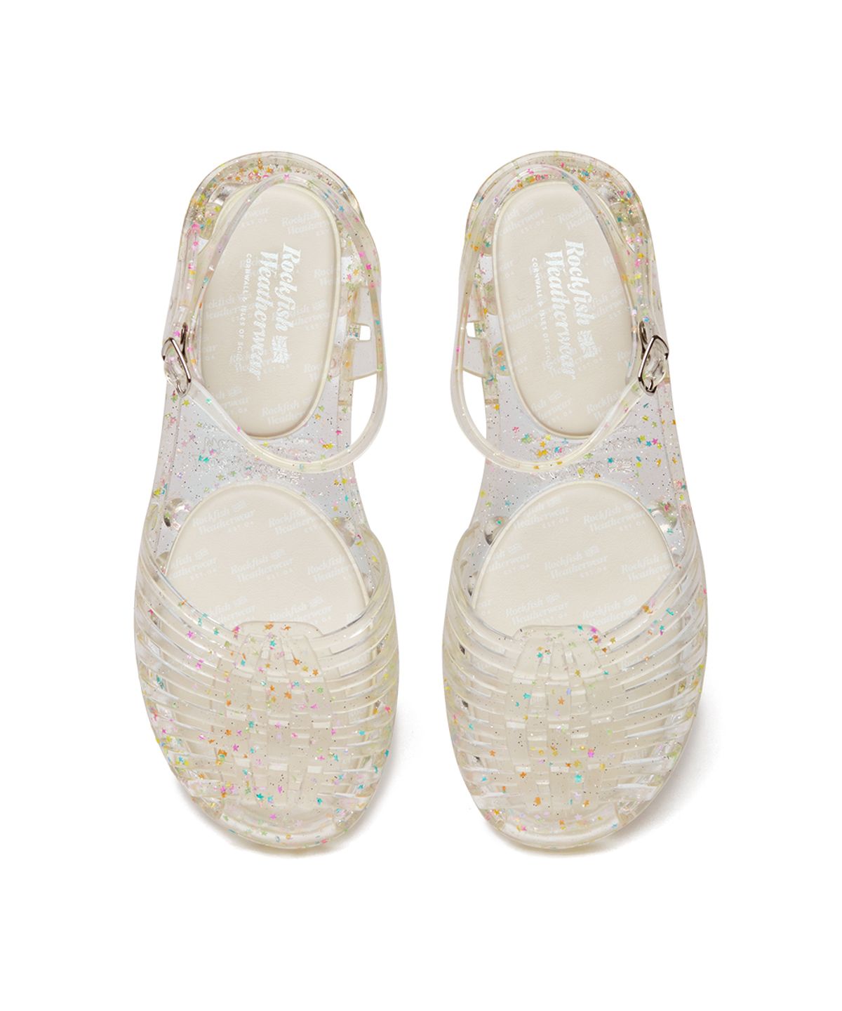 락피쉬웨더웨어(ROCKFISH WEATHERWEAR) GLAIR STRAPPY SANDALS - CLEAR STAR