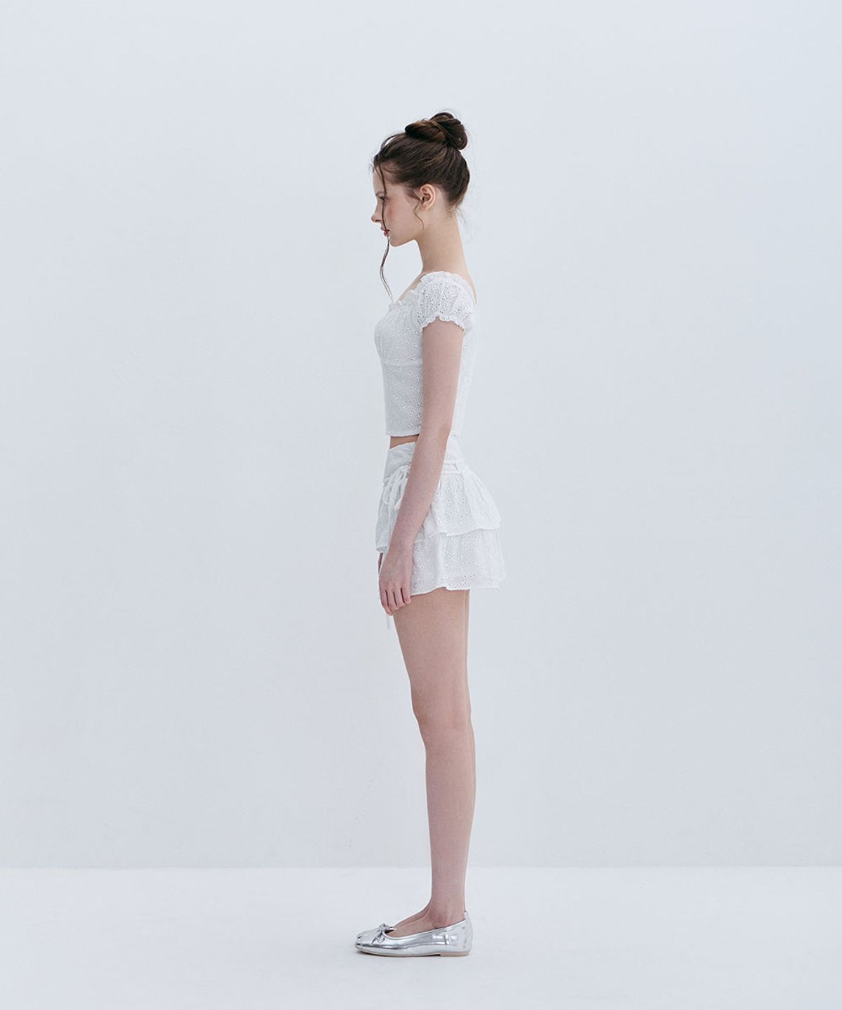 모아벨(MOABEL) LACE TWO-PIECE SET - CREAM