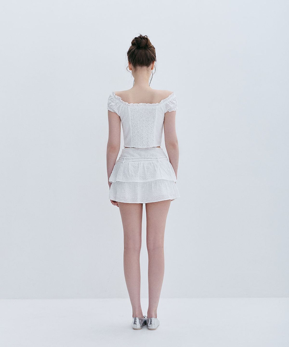 모아벨(MOABEL) LACE TWO-PIECE SET - CREAM
