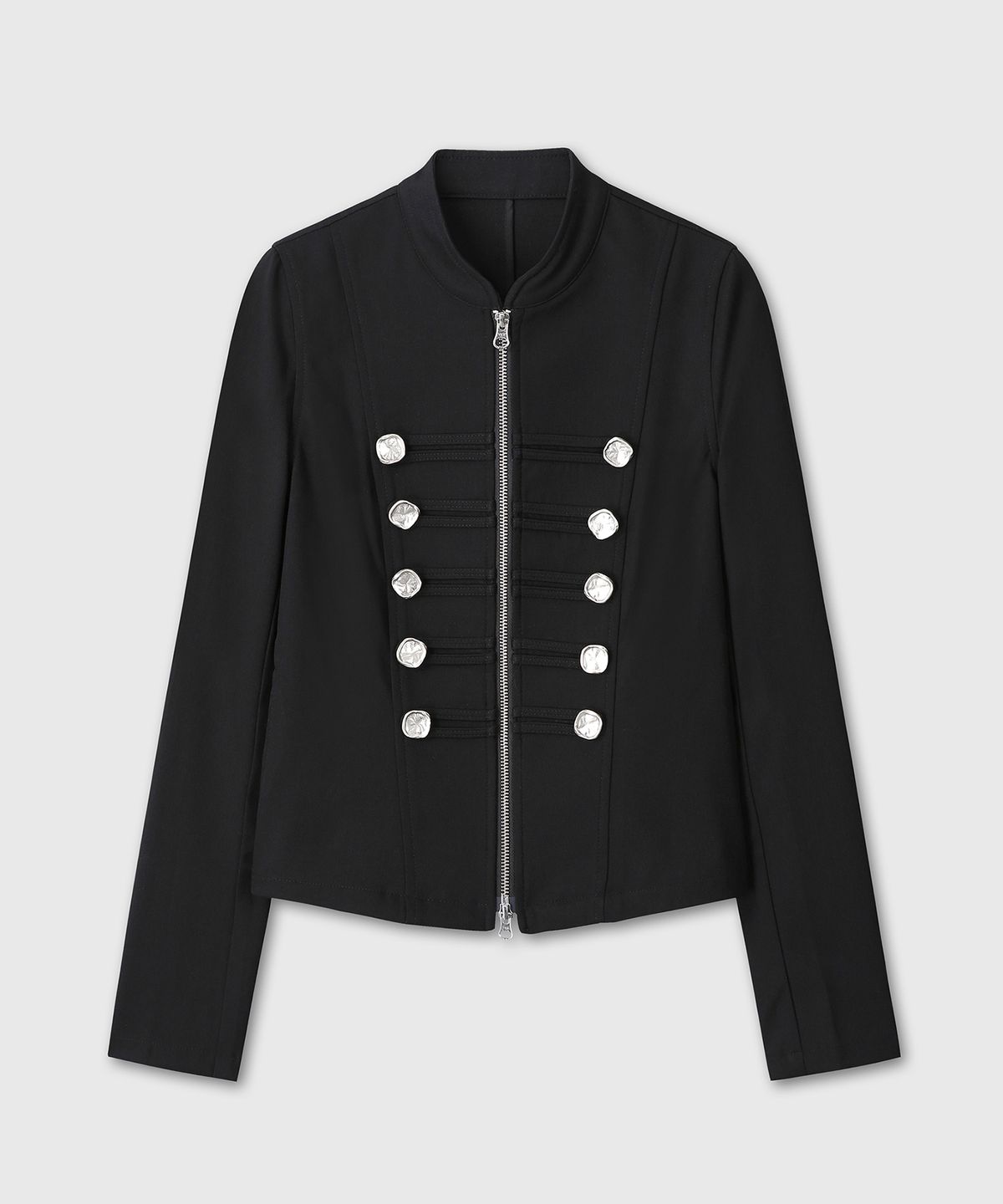다이브인 우먼(DIVEIN WOMEN) DOUBLE BUTTON NAPOLEON JACKET (BLACK)