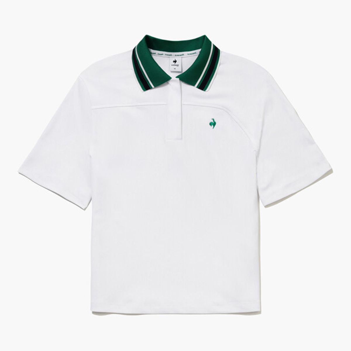 르꼬끄 골프(LECOQ GOLF) 여성 써머 피케 카라 반팔 티셔츠 _WHTE GR222LTS41