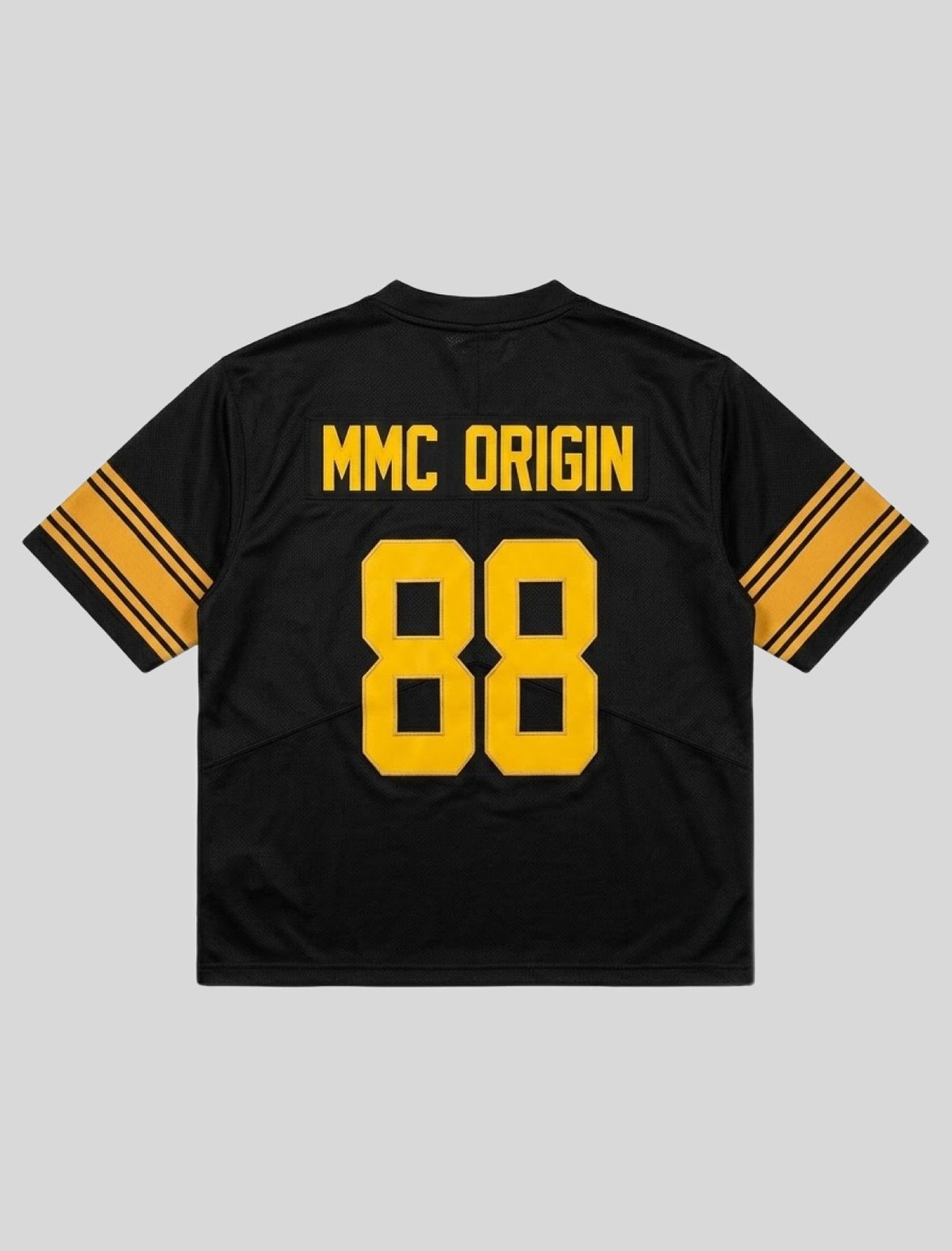 마인드머슬커넥션(MMC) 88 헤비 암밴딩 럭비 숏슬리브 매쉬[BLACK]