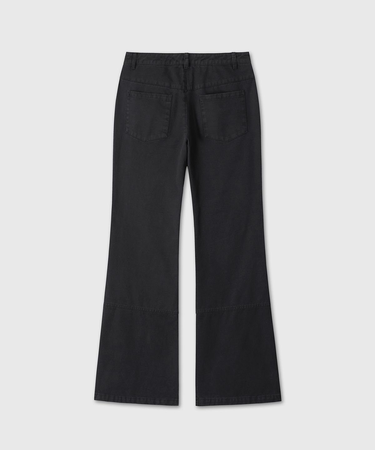 다이브인 우먼(DIVEIN WOMEN) [설라노 X DIVEIN WOMEN] DESTROYED FLARE COTTON PANTS (BLACK)