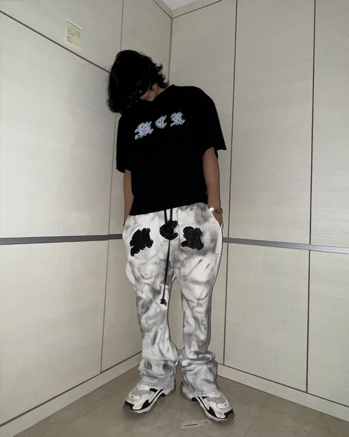 뭉(MWOONG) Code M.C.R. tee BK