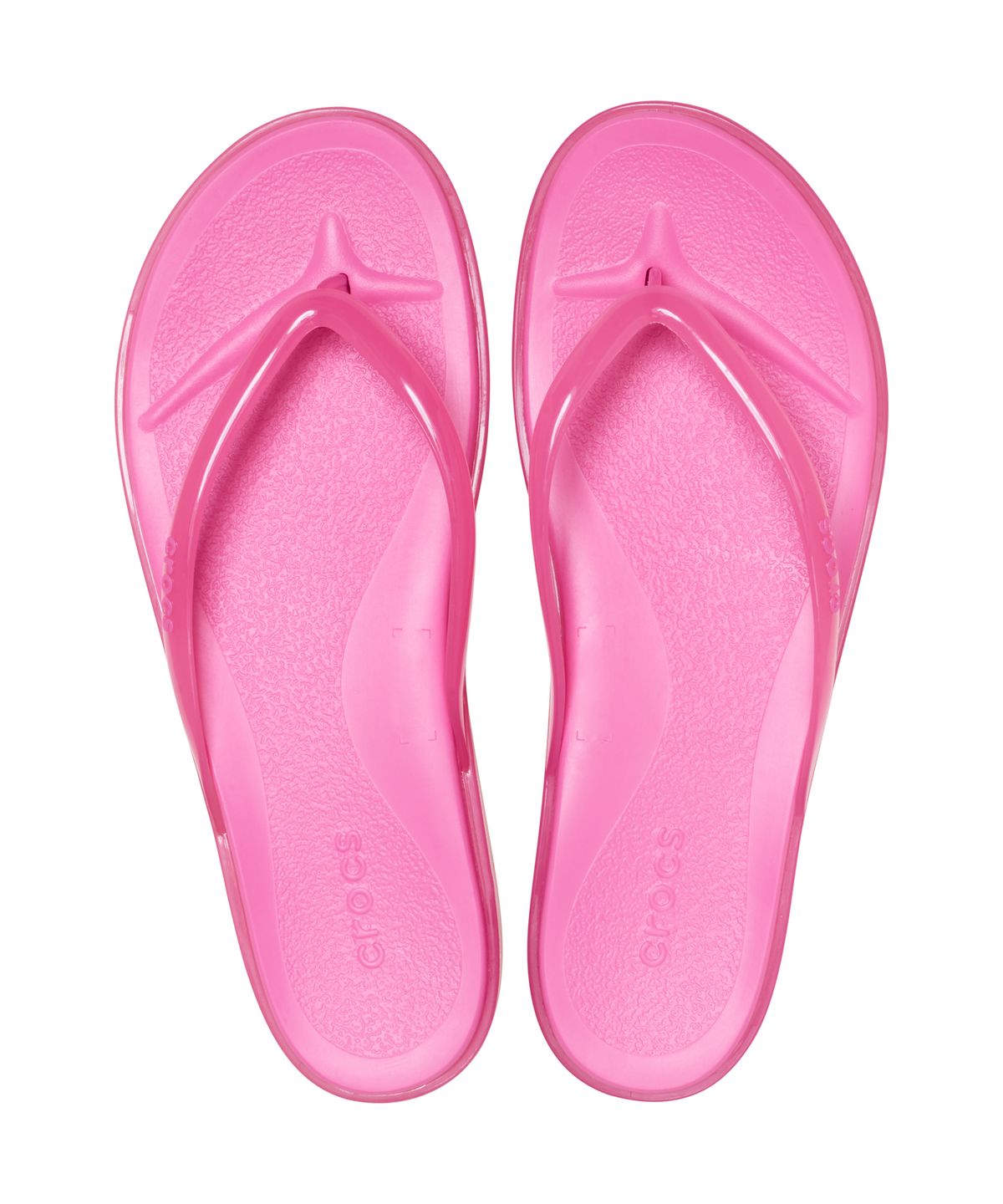 크록스(CROCS) 마이애미 젤리 라운드 토 플립 - 핑크 레모네이드 젤리 / 212014-7DA