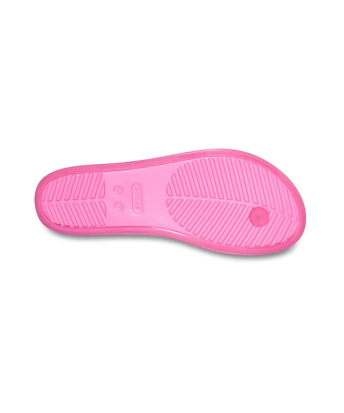 크록스(CROCS) 마이애미 젤리 라운드 토 플립 - 핑크 레모네이드 젤리 / 212014-7DA