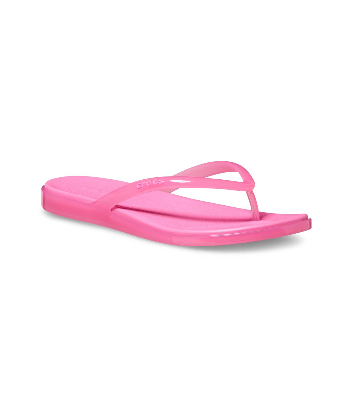 크록스(CROCS) 마이애미 젤리 라운드 토 플립 - 핑크 레모네이드 젤리 / 212014-7DA