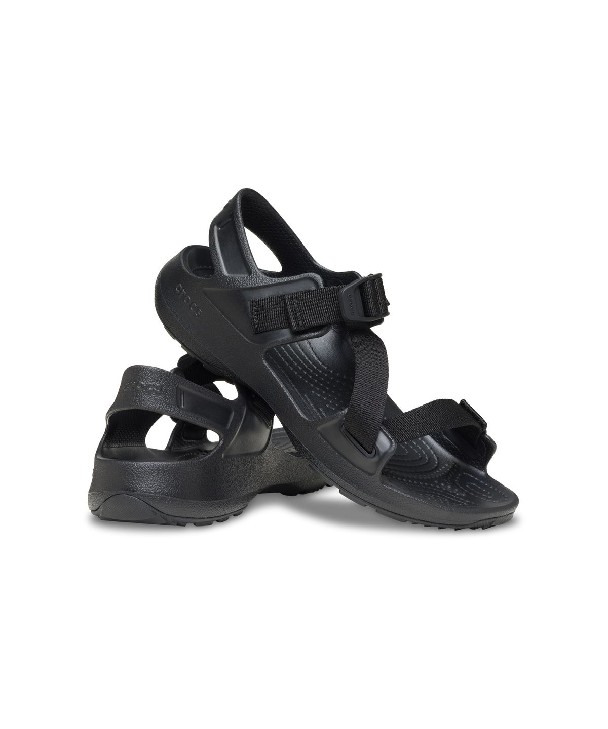 크록스(CROCS) 퀵 트레일 샌들 - 블랙/블랙 / 212711-060
