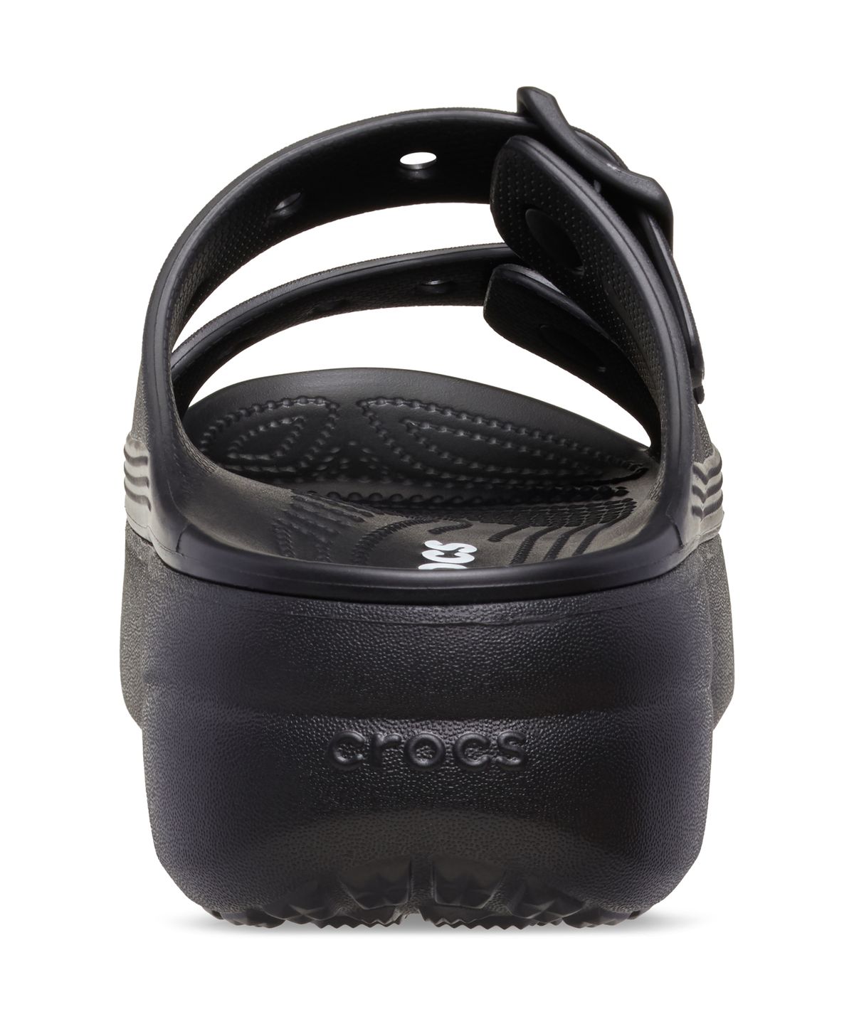 크록스(CROCS) 새터데이 플랫폼 샌들 우먼 - 블랙 / 212880-001