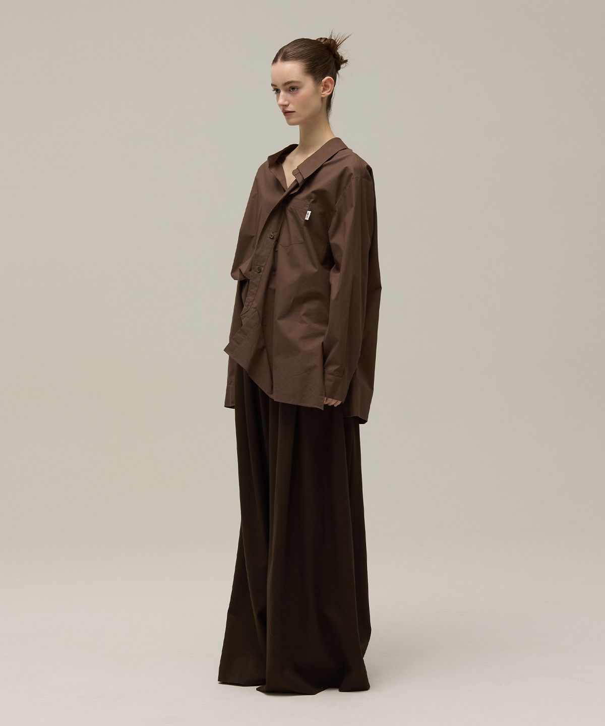 므아므(MMAM) Wide pleated pants