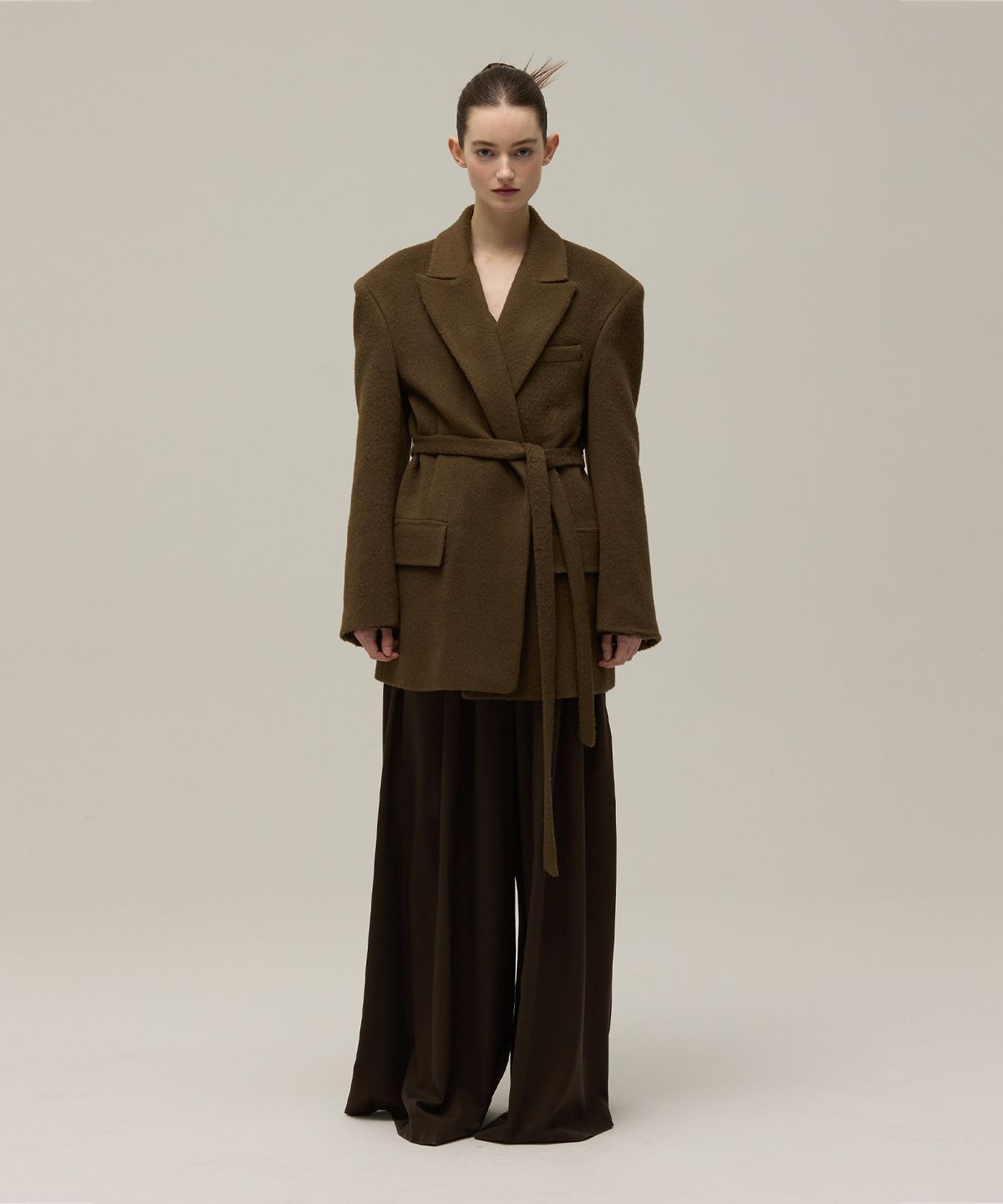므아므(MMAM) Wool minimal jacket