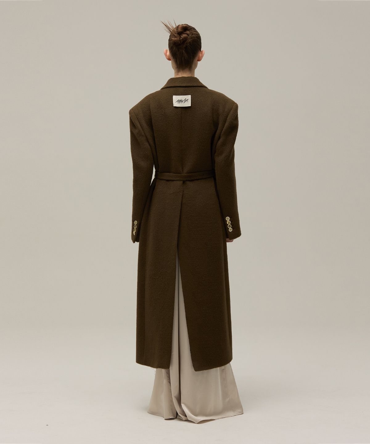 므아므(MMAM) Wool minimal long coat