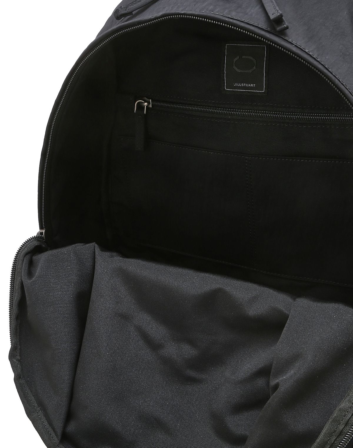 질스튜어트 맨 액세서리(JILLSTUART MEN ACC) [FLUI][플루이]탈부착 참장식 나일론 블랙 백팩 JUBA6F101BK