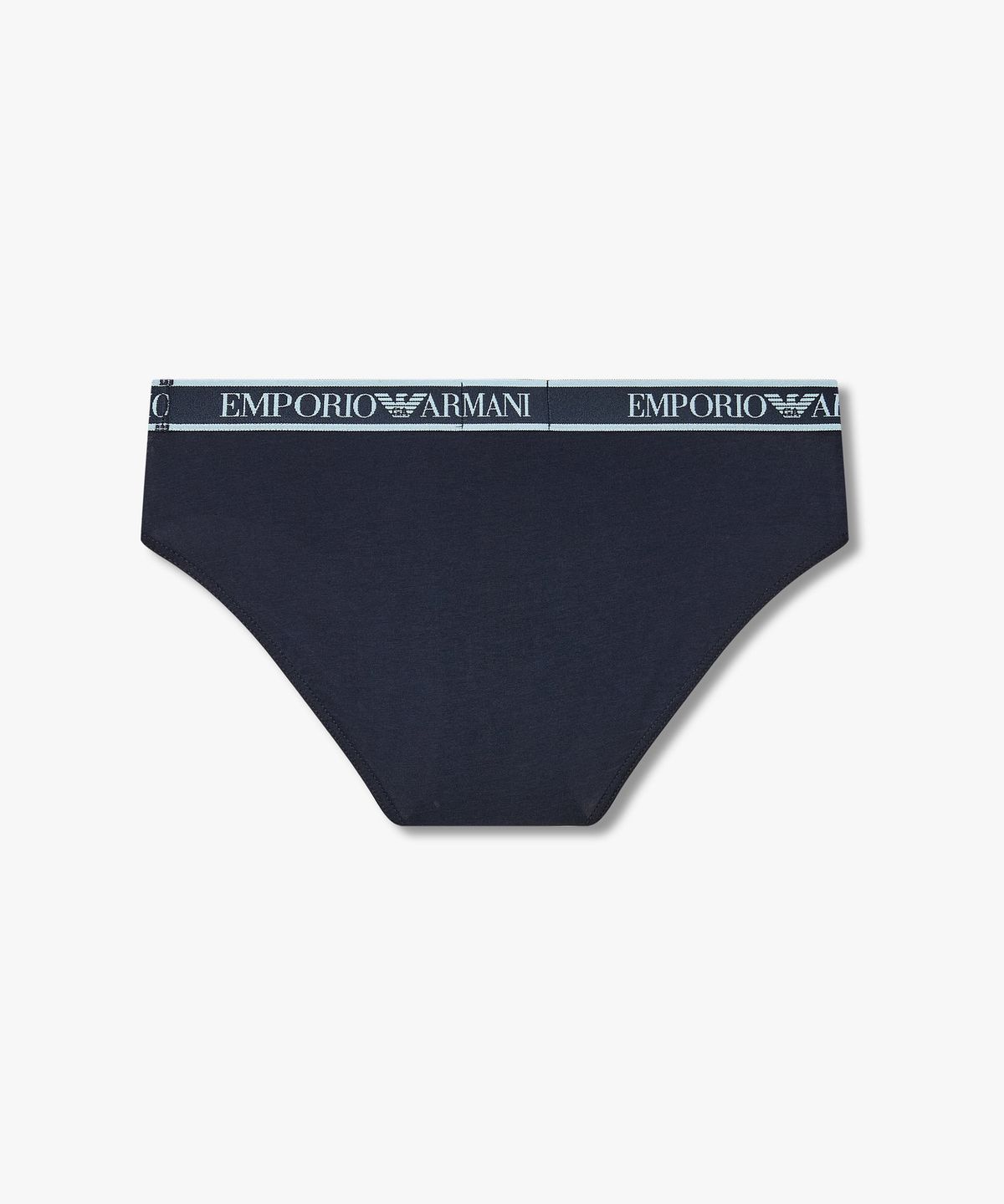 엠포리오 아르마니 언더웨어(EMPORIO ARMANI UNDERWEAR) 남성 라인 트림 배색 로고 프리프_네이비 08M6111320