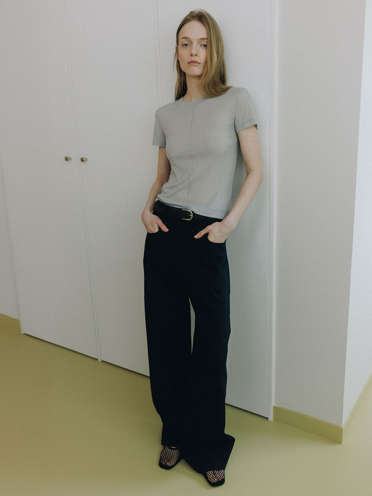 루에브르(LOEUVRE) Sheer Slim Jersey Top SW6ME755_3color