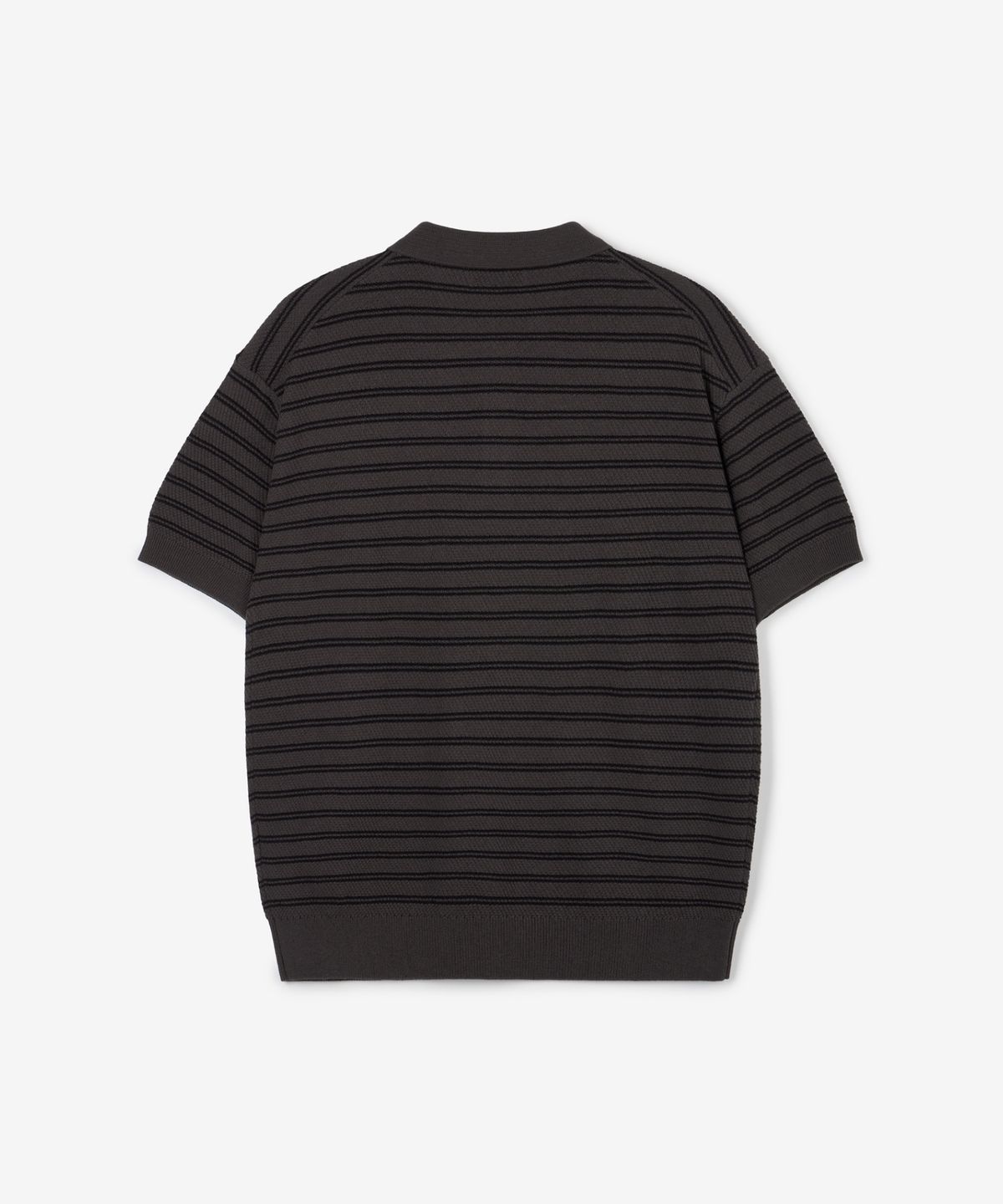 티엔지티(TNGT) Striped Polo Washable Knit (Greyish Brown) TNSW6E202W2