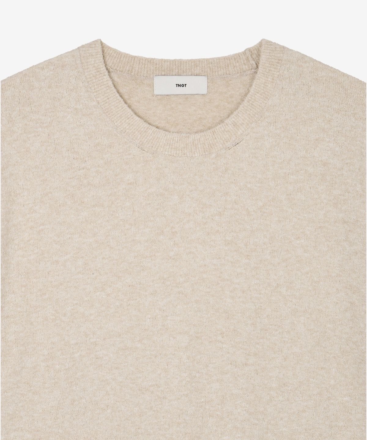 티엔지티(TNGT) Terry Crewneck Knit (Melange Beige) TNSW6E203I2